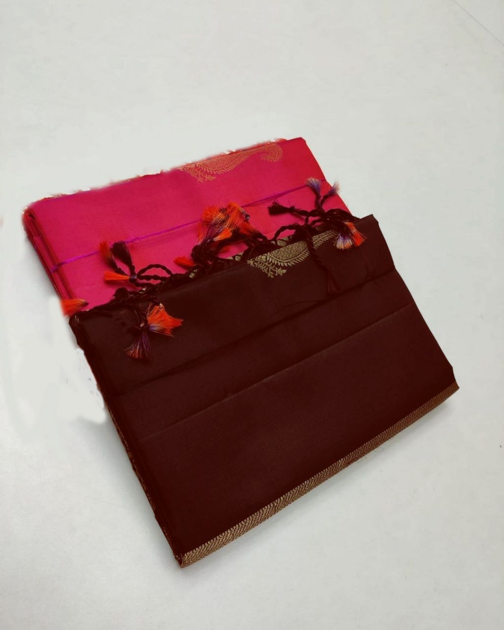Ritika Gold Zari Designer Pure Lichi Kanchipuram Silk Sarees
